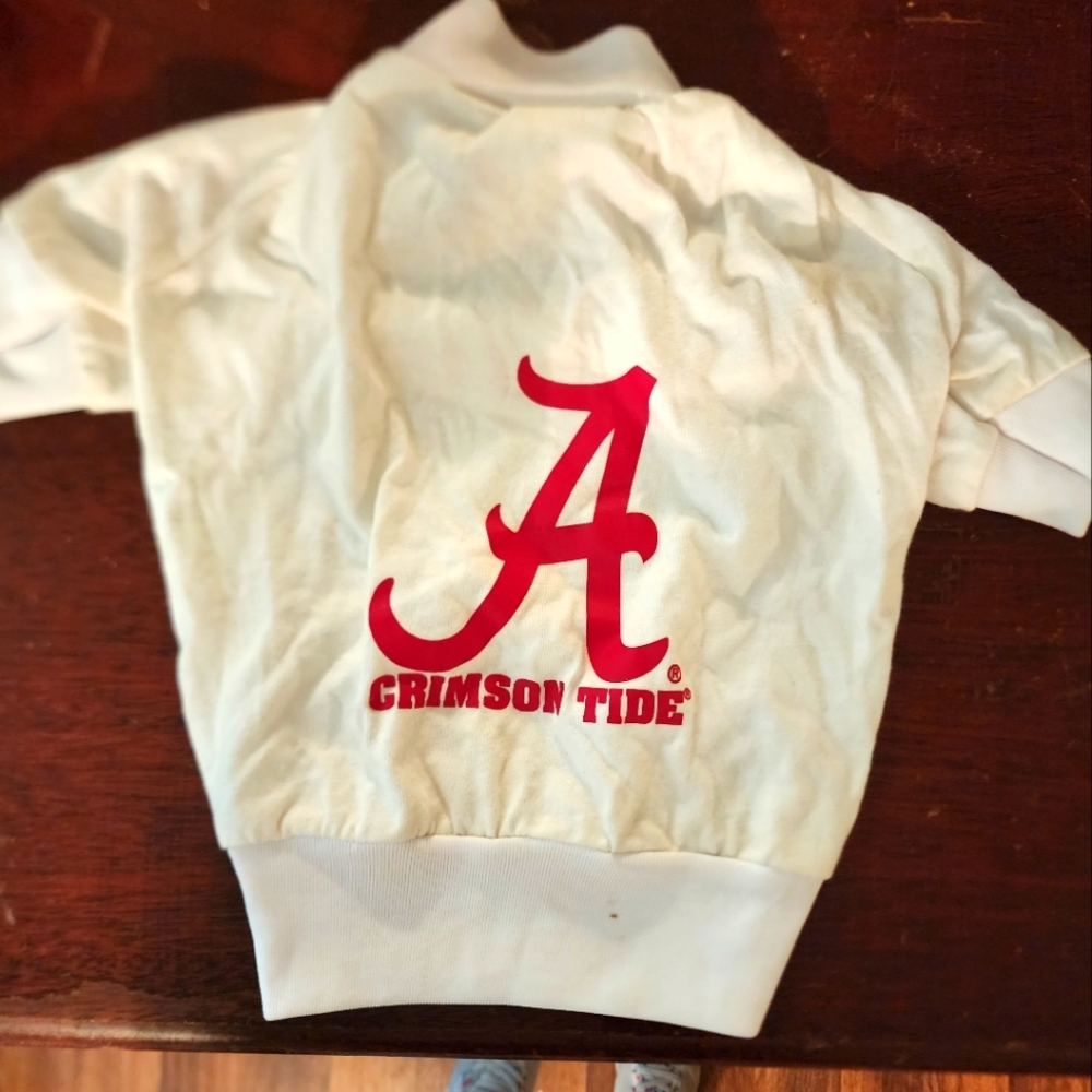 Alabama Crimson Tide Dog T-shirt Sz Small